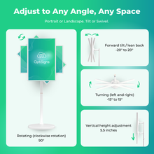 Load image into Gallery viewer, OptiKiosk 32 - 32” Touchscreen Digital Signage Kiosk with OptiSigns Software (Stand & Wall Mount Variants)