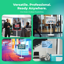 Load image into Gallery viewer, OptiKiosk 32 - 32” Touchscreen Digital Signage Kiosk with OptiSigns Software (Wall Mount &amp; Stand Variants)
